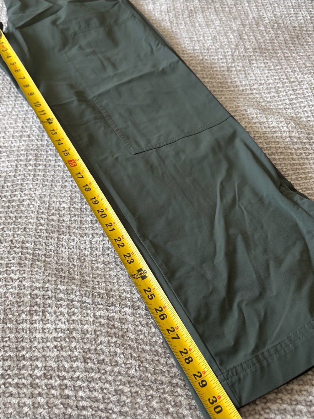 ALO Yoga Sage Green Utility Pants with Button Waist - Picture 6 of 9